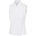 Studded Sleeveless Polo