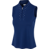 Studded Sleeveless Polo