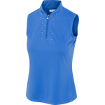 Studded Sleeveless Polo