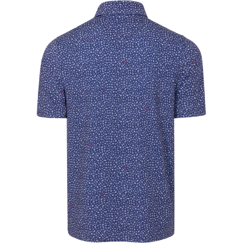 Abstract Birds ML75 Stretch Polo