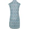 Cypress Capped-Sleeve Printed Zip Dress