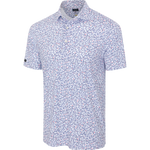 Ocean Floral ML75 Stretch Polo