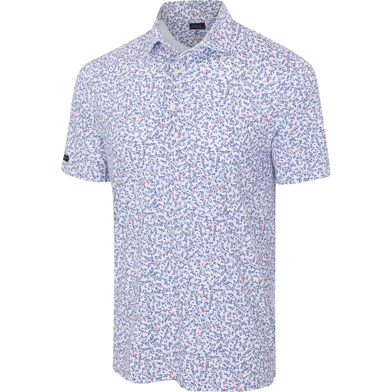 Ocean Floral ML75 Stretch Polo