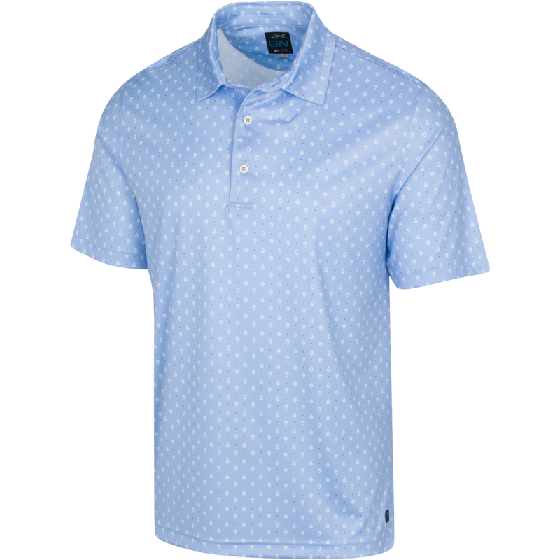 New Men's Greg Norman ML75 Paisley Foulard Polo Golf Shirt - White -  G7523K582 - Dallas Golf Company