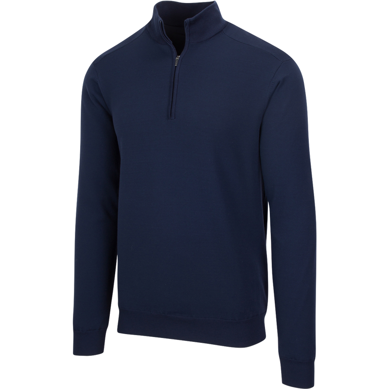 Performance Blend Lined 1/4 Zip Wind Sweater